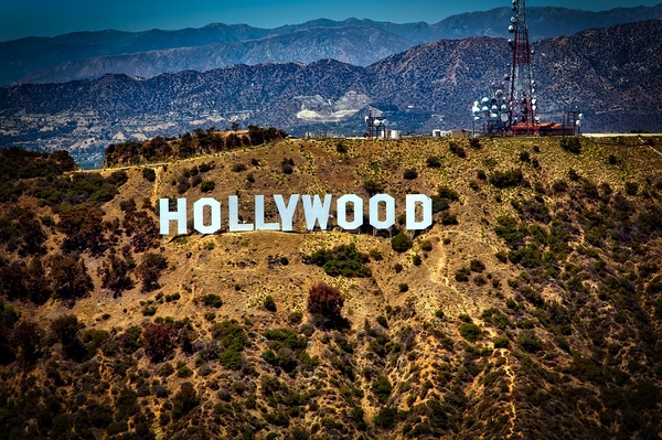 The Hollywood sign