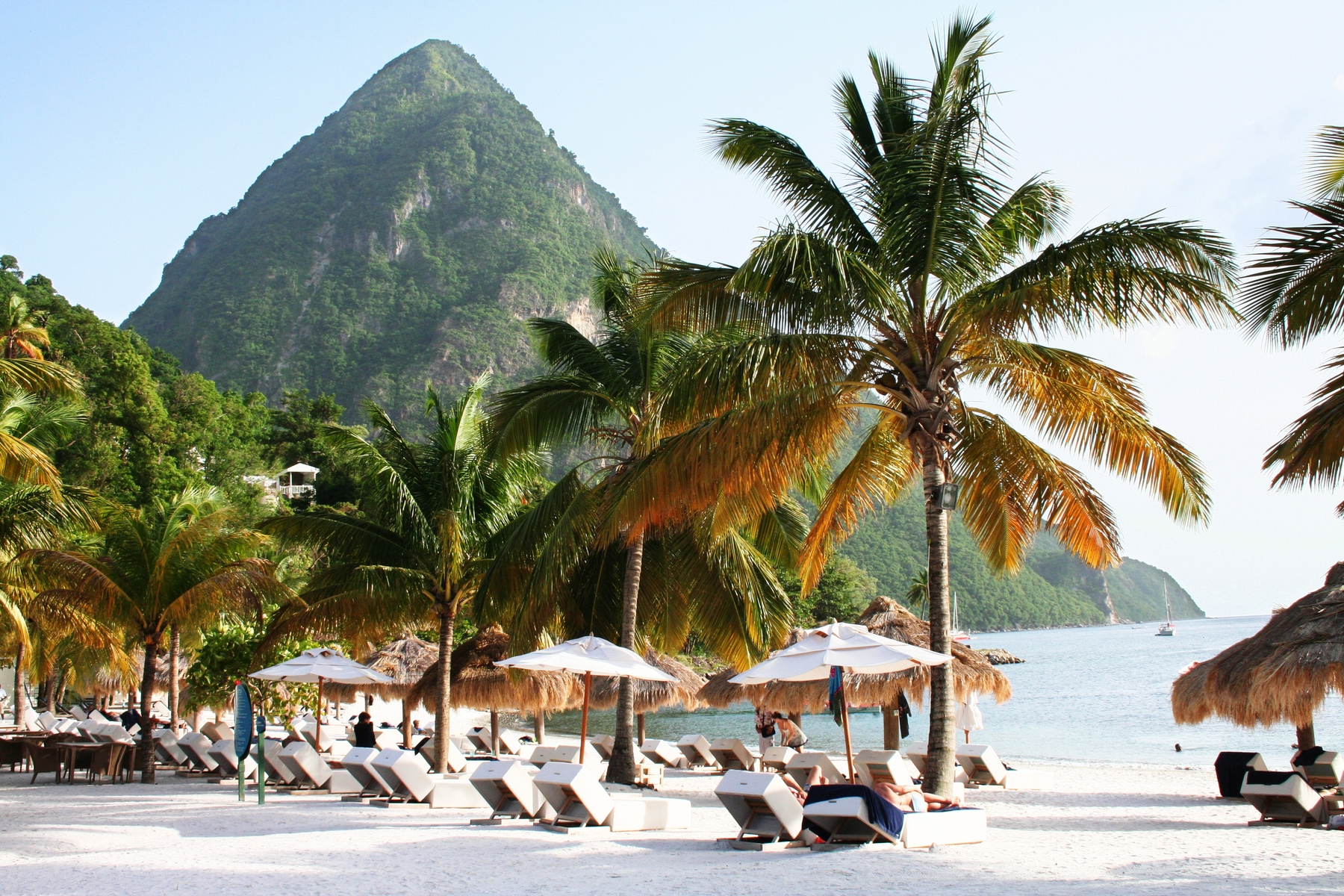 The best beaches in St Lucia are in the north