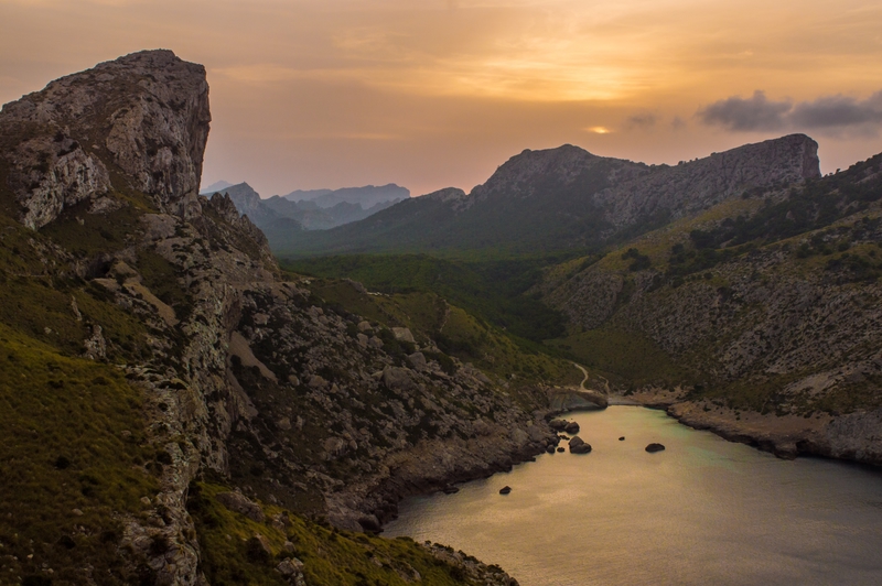 Rocky cliffs around Pollensa, Mallorca