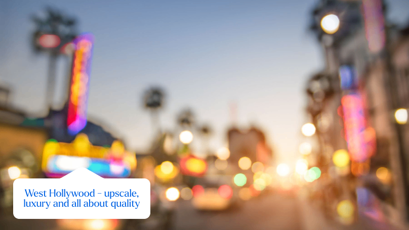 image of West Hollywood street