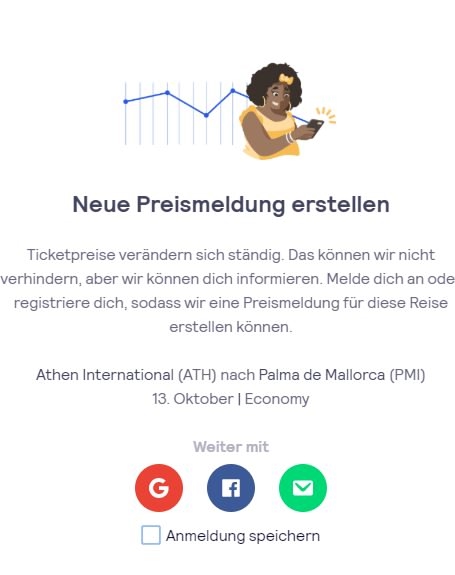 Preismeldung