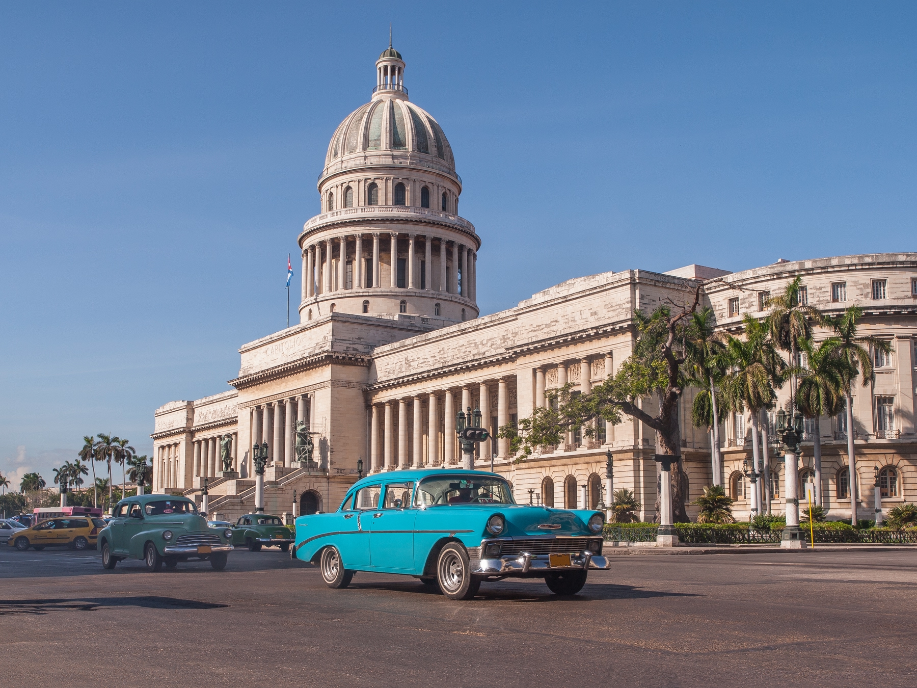 classic chevy car in Havana, Cuba