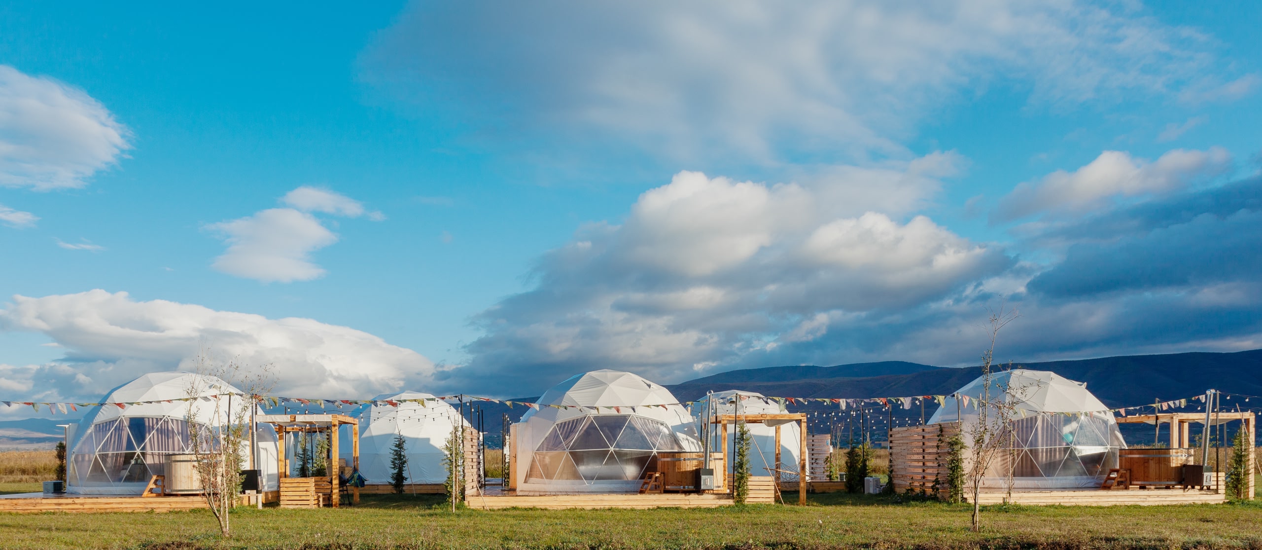 Eco-hotel glamping pods in Georgia