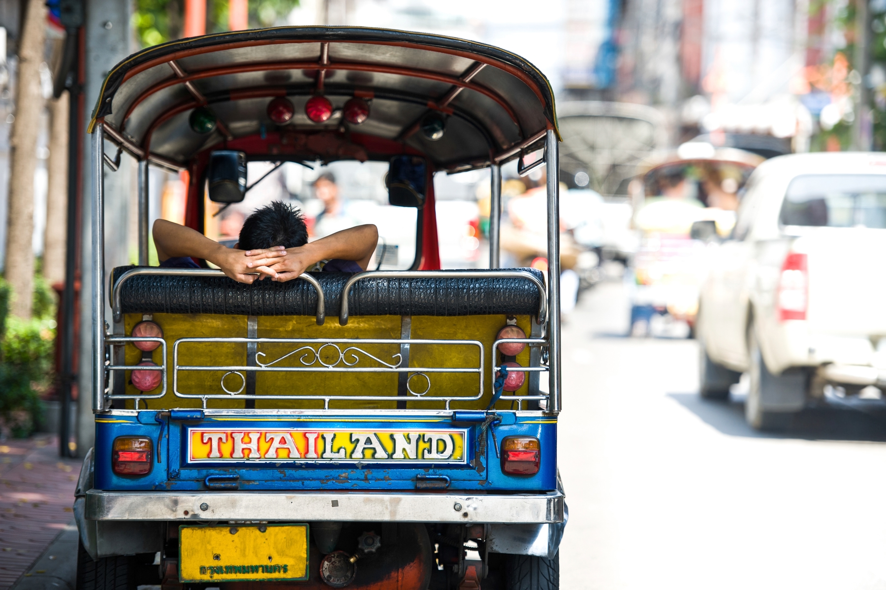 A Tuk tuk in Bangkok, the jumping off point for many Banana Pancake Trail holidays