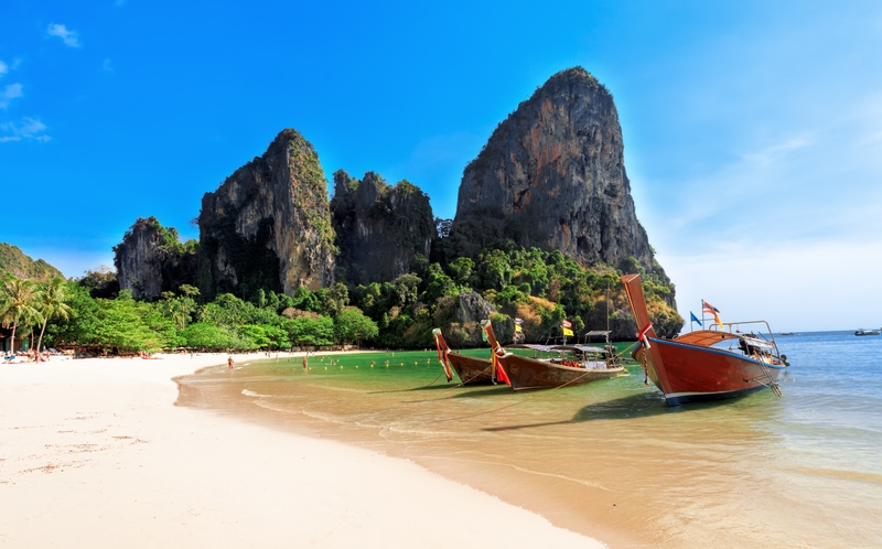 Best Thailand beaches: Railay Beach Krabi