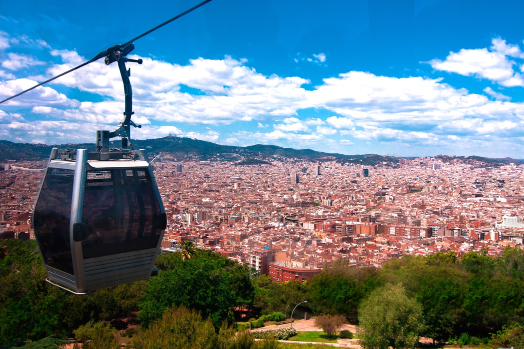 Βόλτα με το τελεφερίκ στο Tibidabo της Βαρκελώνης