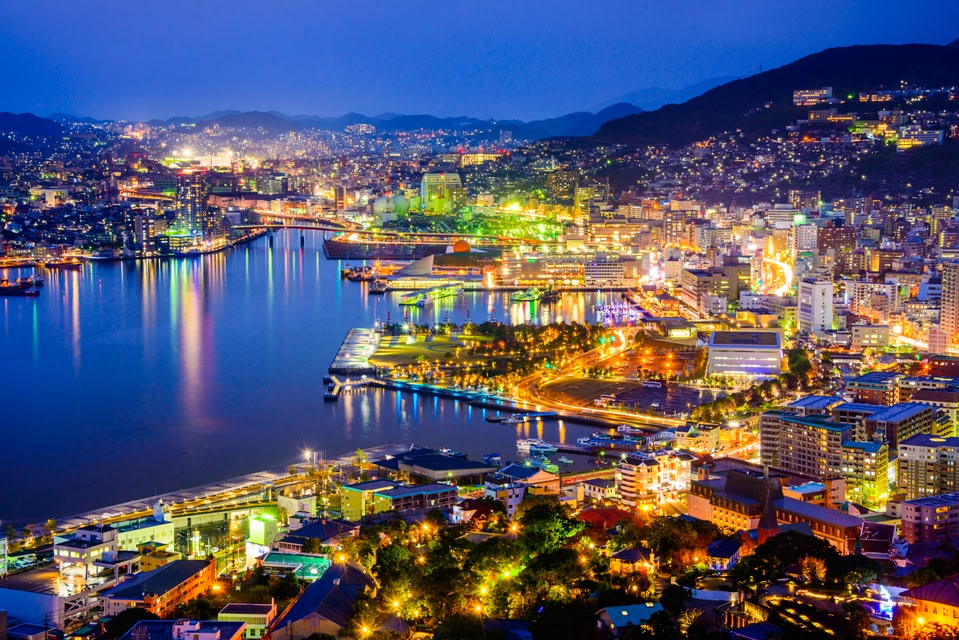 Nagasaki by night