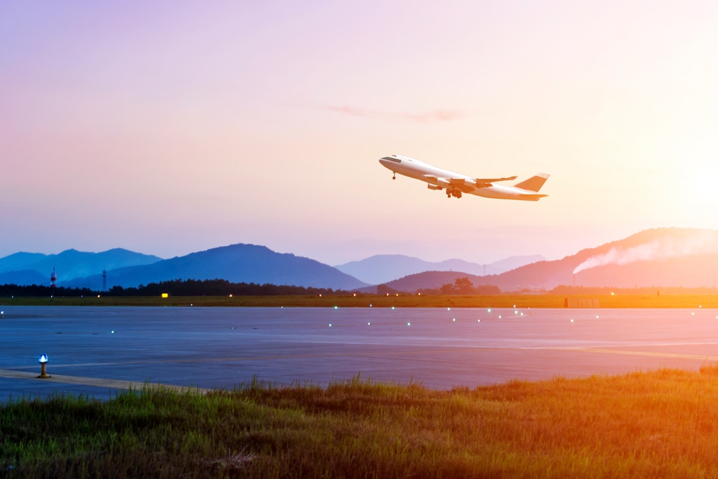Plane taking off