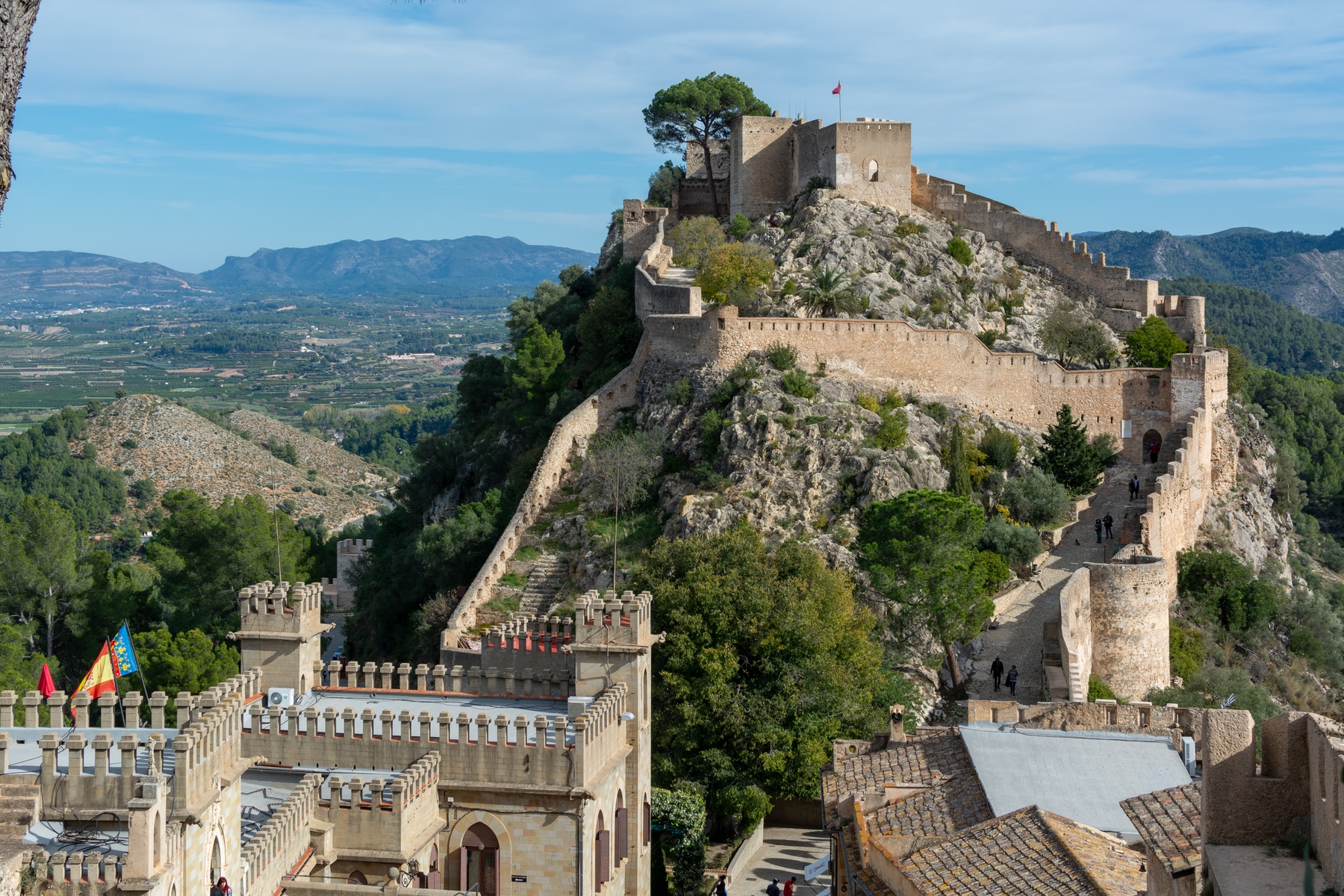El Castillo de Xátiva fue nombrado una de las siete maravillas valencianas y es uno de los lugares más bonitos de la Comunidad Valenciana