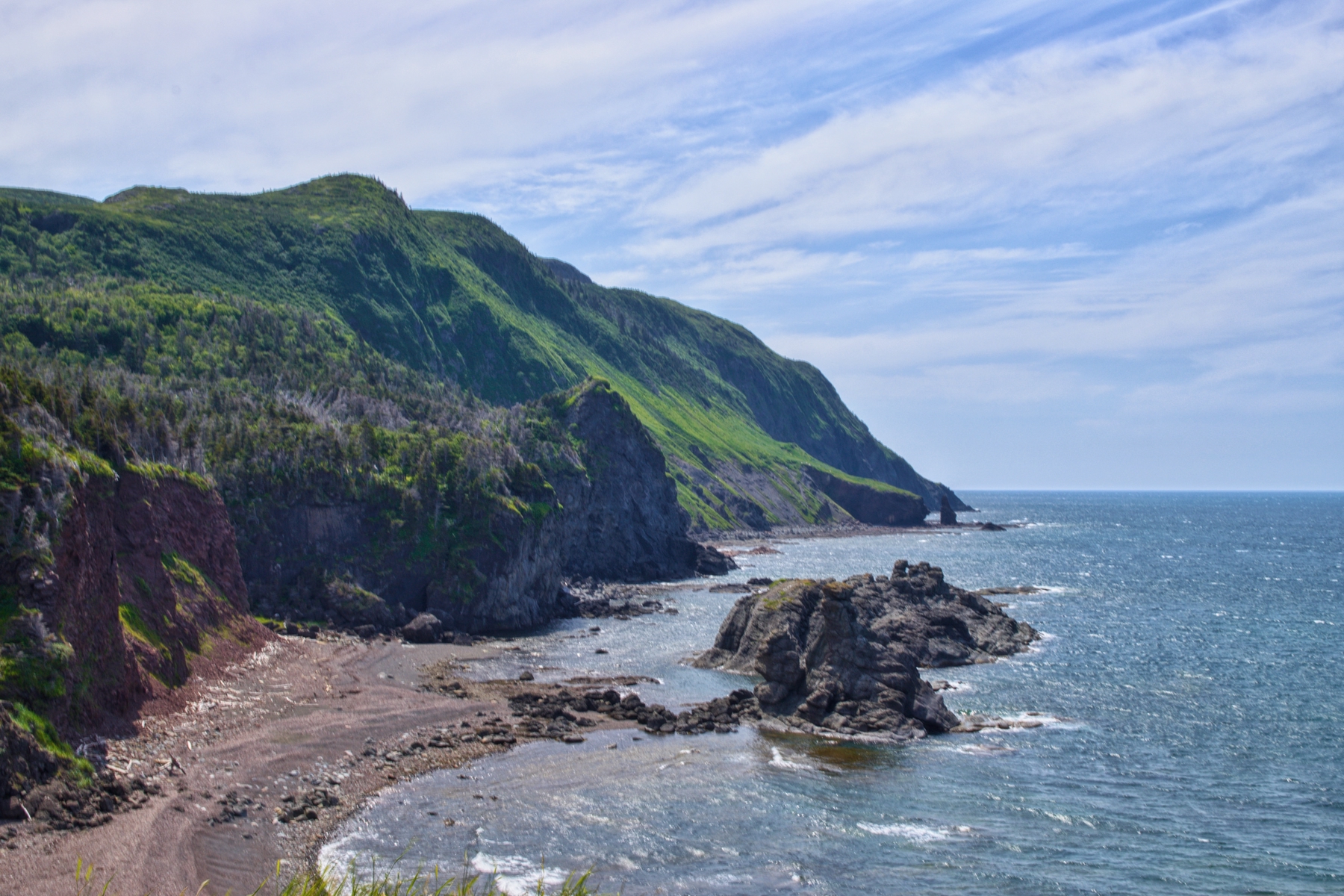 green gardens trail gros morne newfoundland atlantic travel bubble