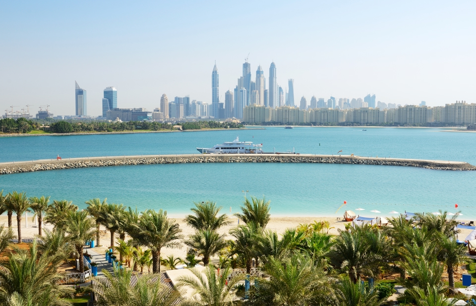 Internationale Städte am Meer mit Strand: Dubai, Vereinigte Arabische Emirate