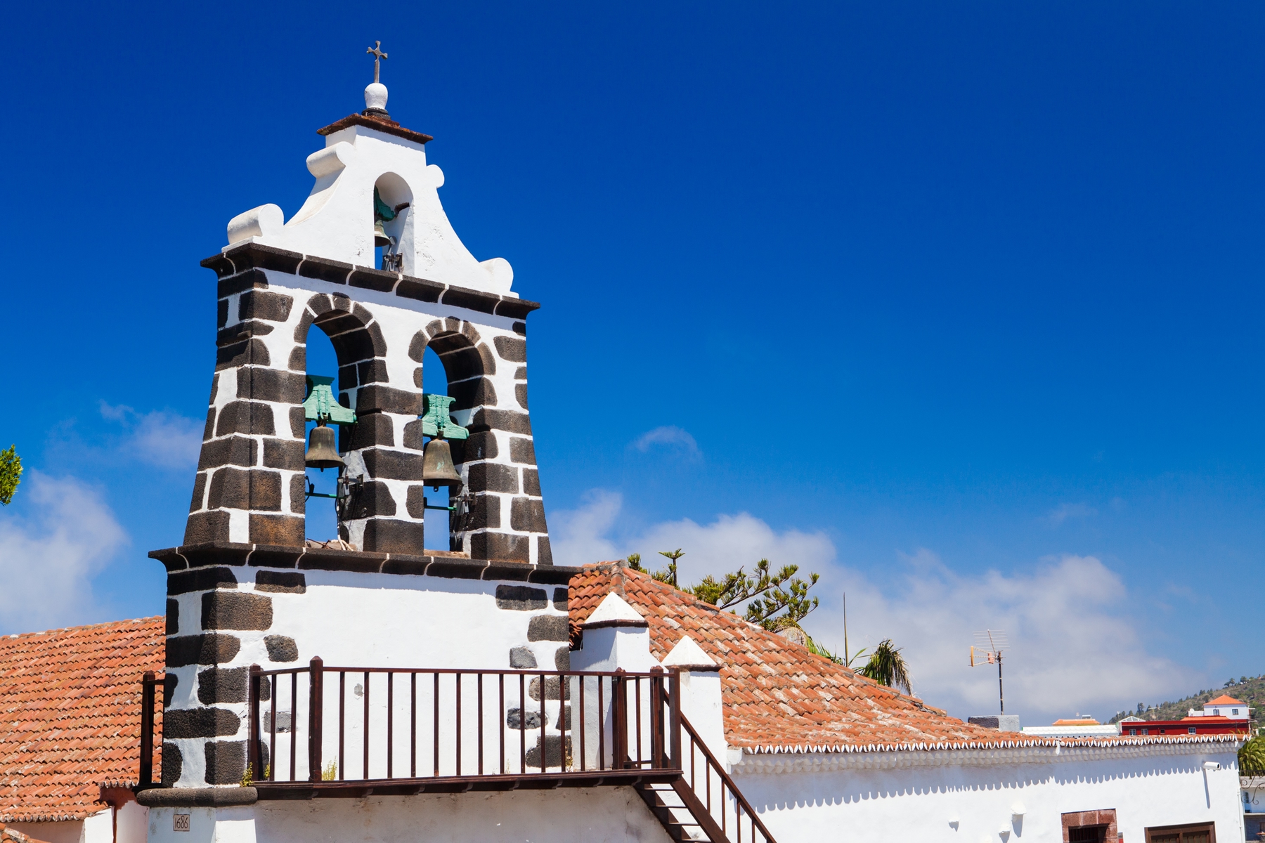 iglesia de la candelaria en tijarafe en la isla de la palma