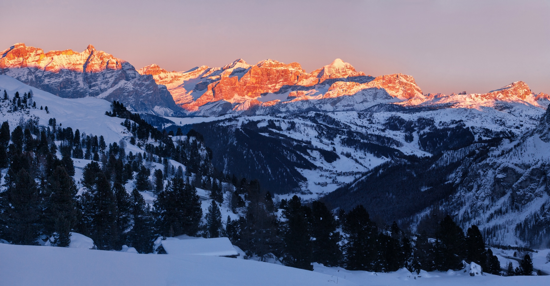 Val Gardena, station de ski en Italie