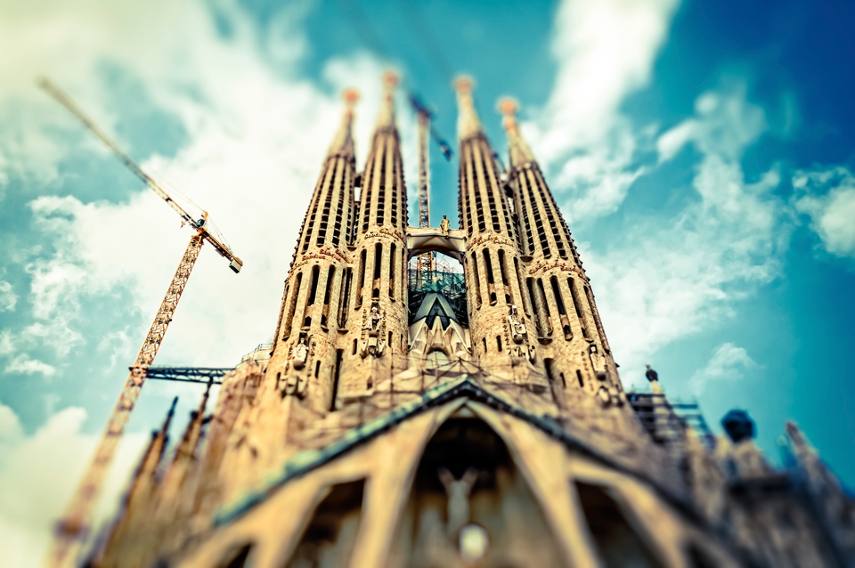 Công trình nhà thờ đặc sắc ở Barcelona