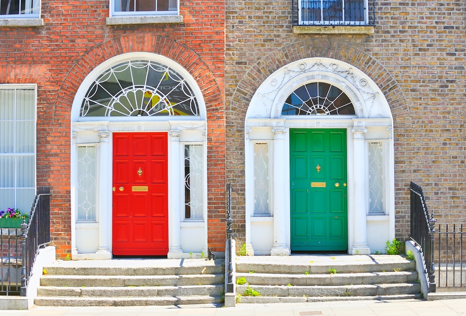 portes géorgiennes de Dublin