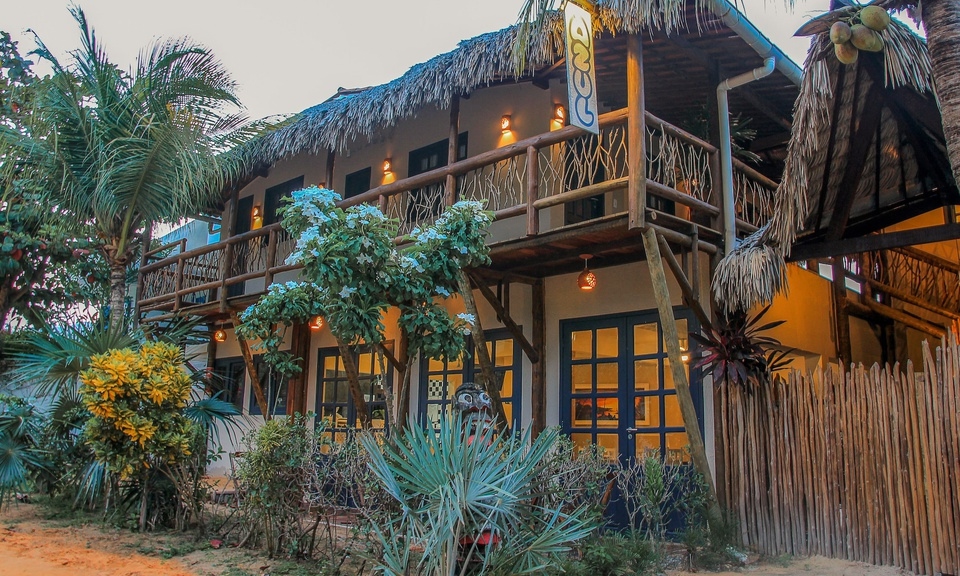 Fachada da Azul Pousada em Jericoacoara