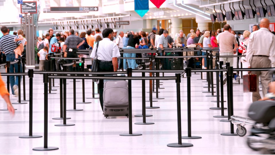 Airport queue