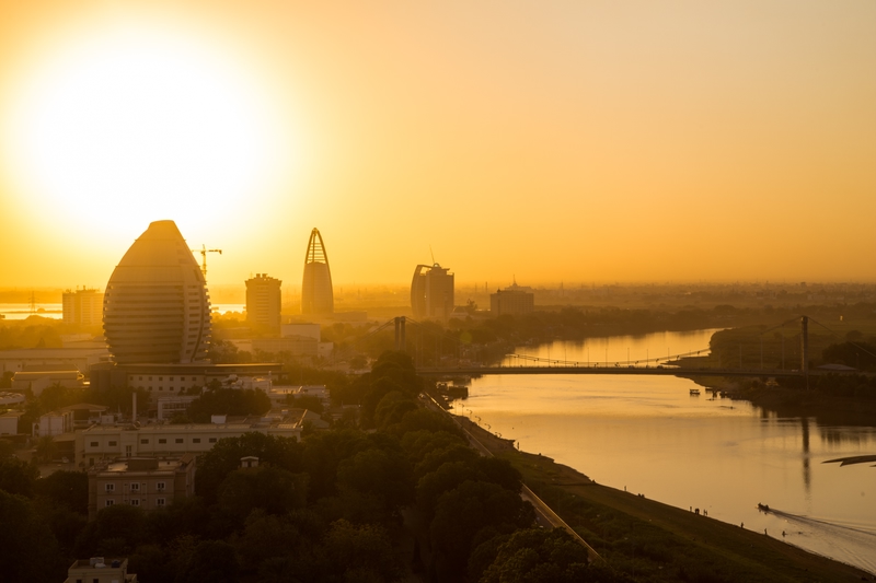 A marvelous sunset in Egypt
