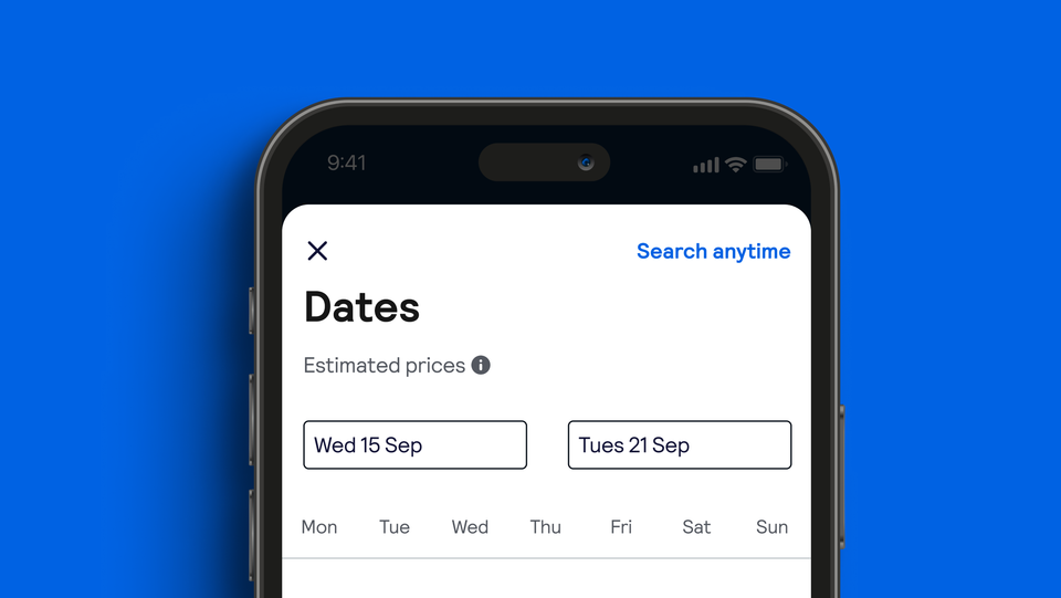 Image of a digital calendar showing dates in a month