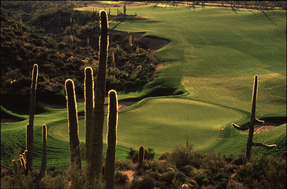 Scottsdale in Arizona is home to fantastic golf courses.