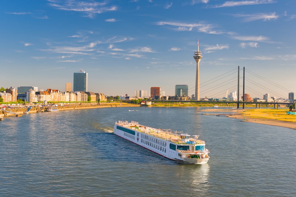 Ship on the Rhine