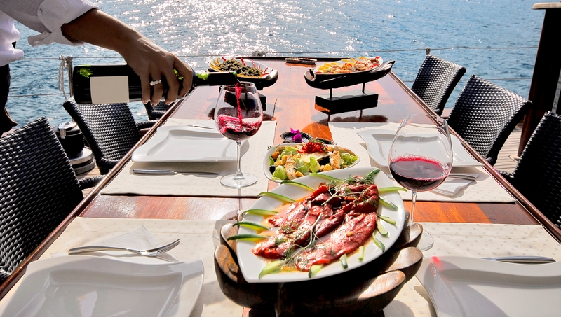 Mesa en un restaurante