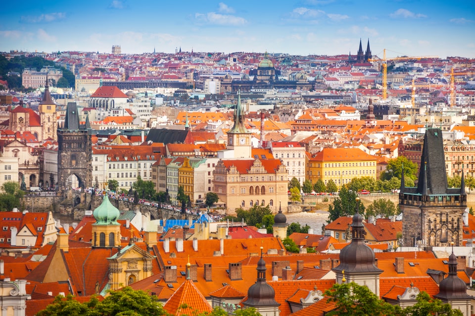 The stunning view of Prague - פראג