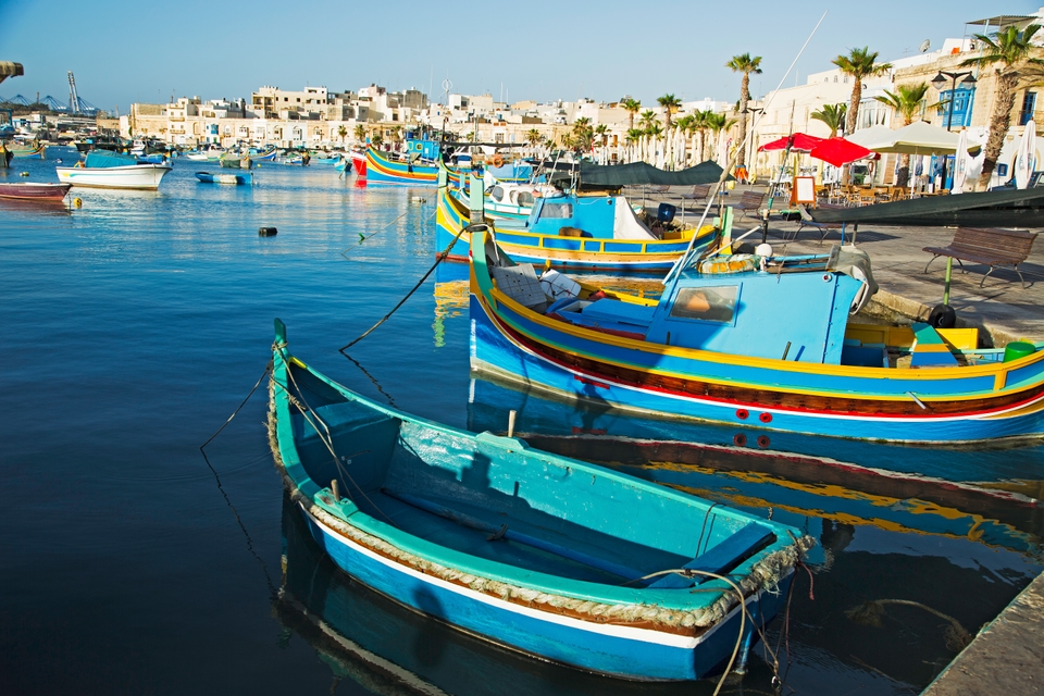 A pretty beach in Malta