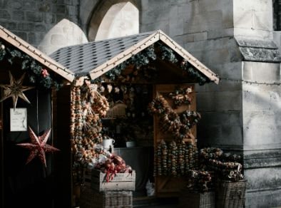 クリスマス市の装飾