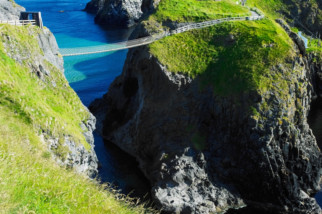 Carrick-a-Rede Rope Bridge near Portbradden, Northern Ireland