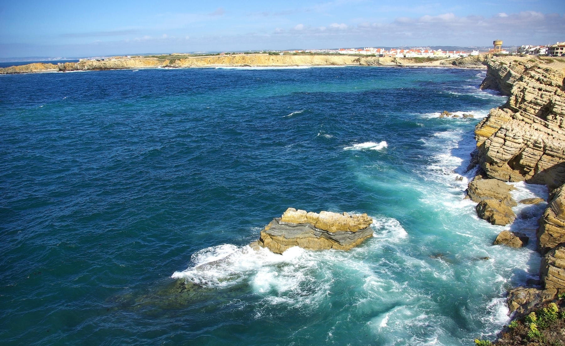 The coast of Peniche, Portugal