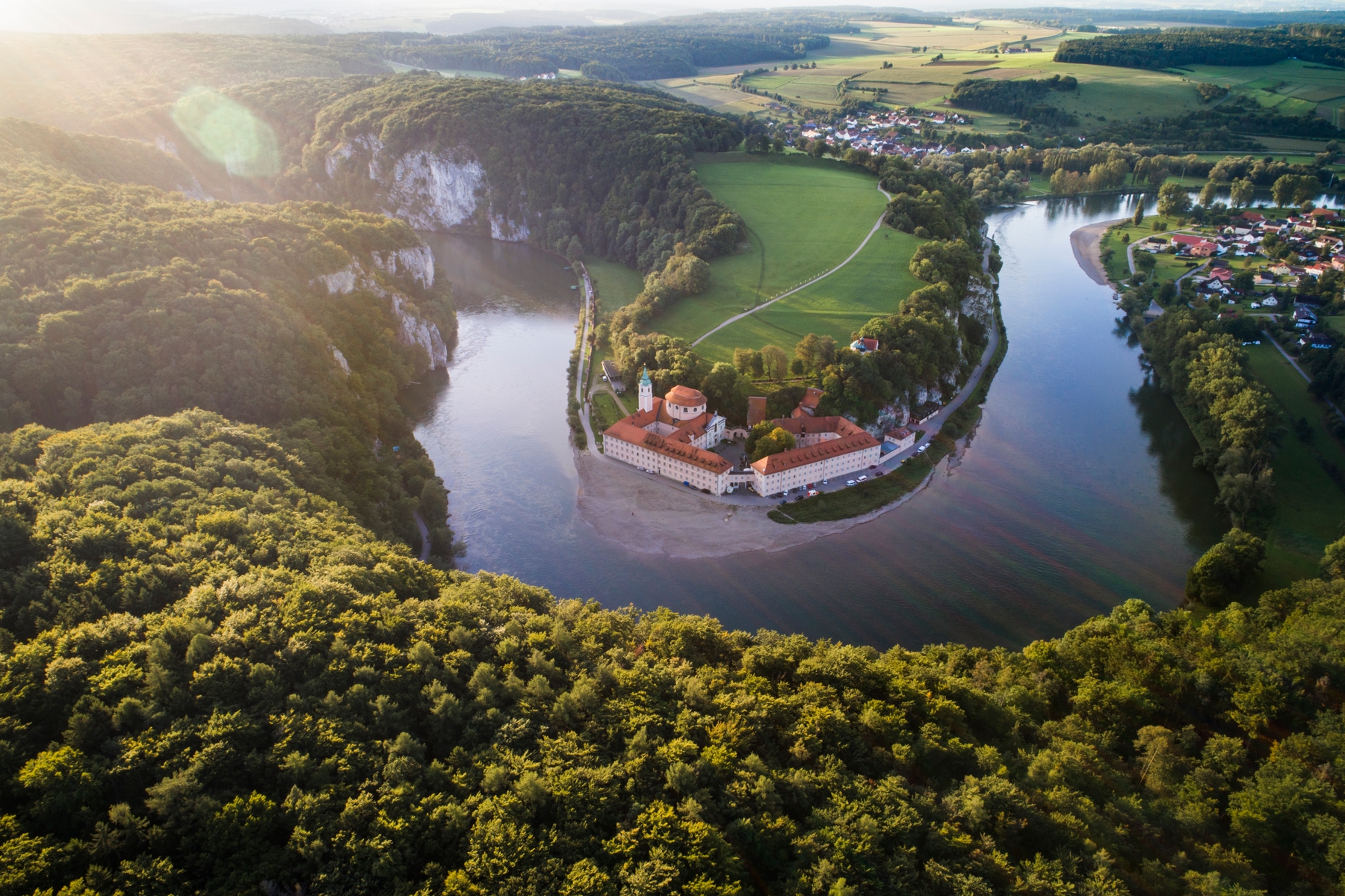 Natuur in Duitsland: Rotskloven van de Donau, Weltenburg en Kelheim, Beieren