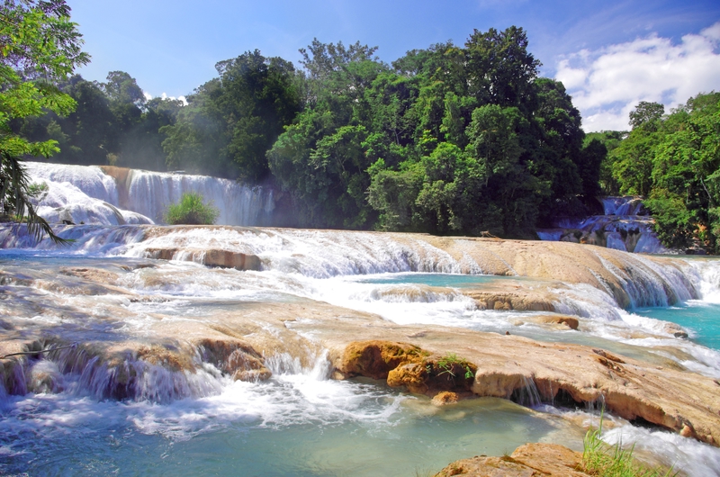 Messico- cascate di Agua Azul