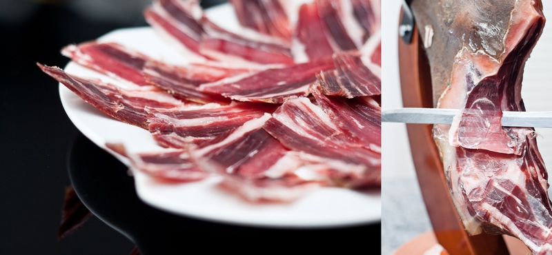 Plato de jamón ibérico