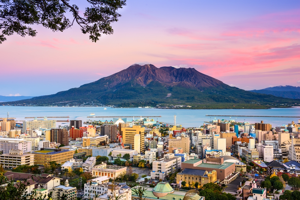 鹿児島のシンボルとも言える桜島