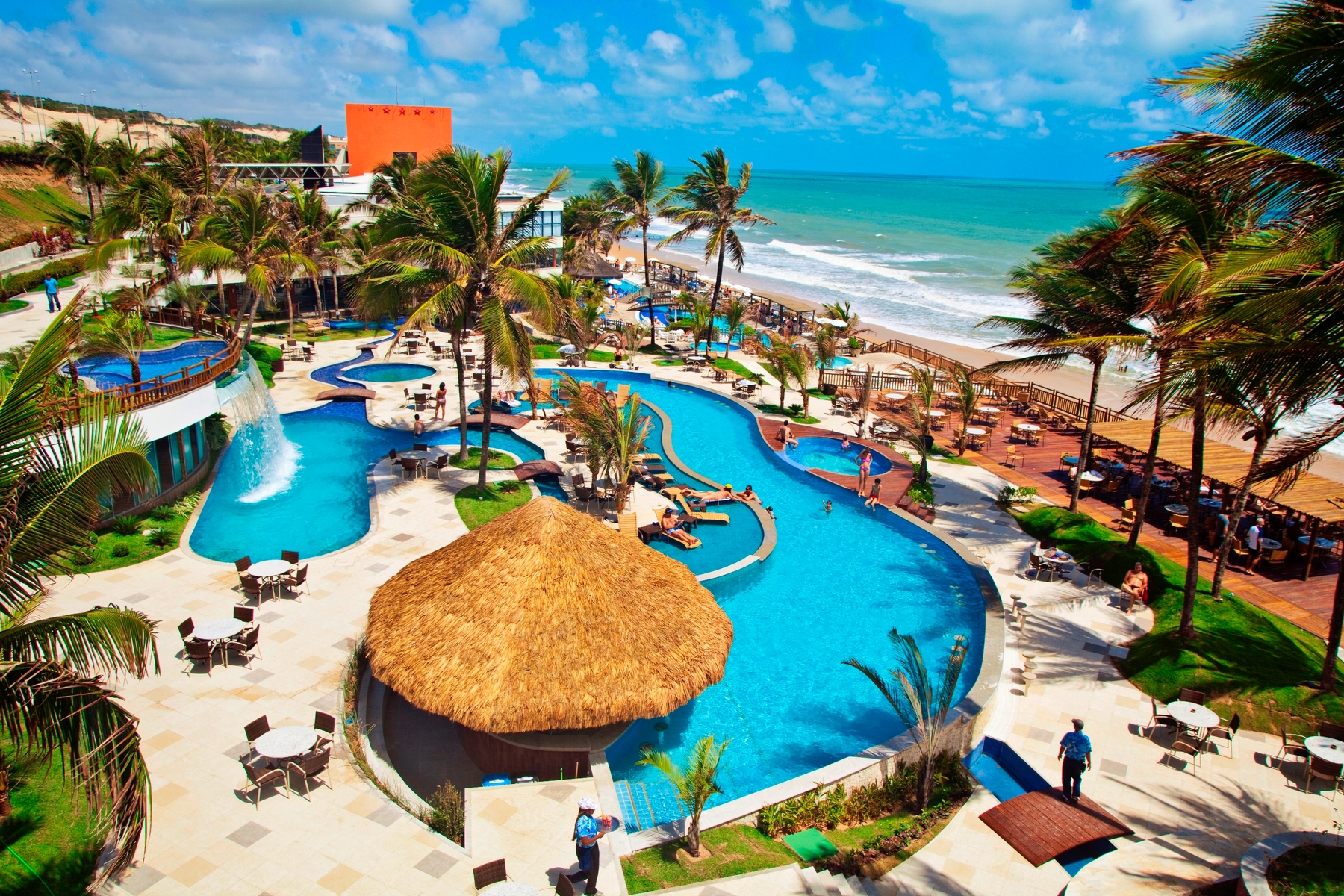 Estrutura do Ocean Palace All Inclusive Premium à beira mar