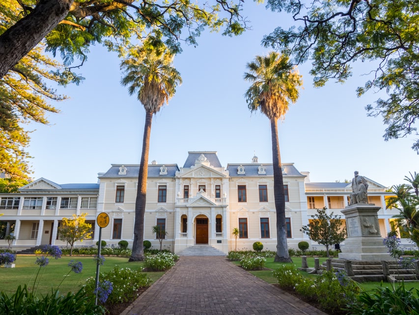 Έπαυλη αποικιακού στιλ στο Stellenbosch.