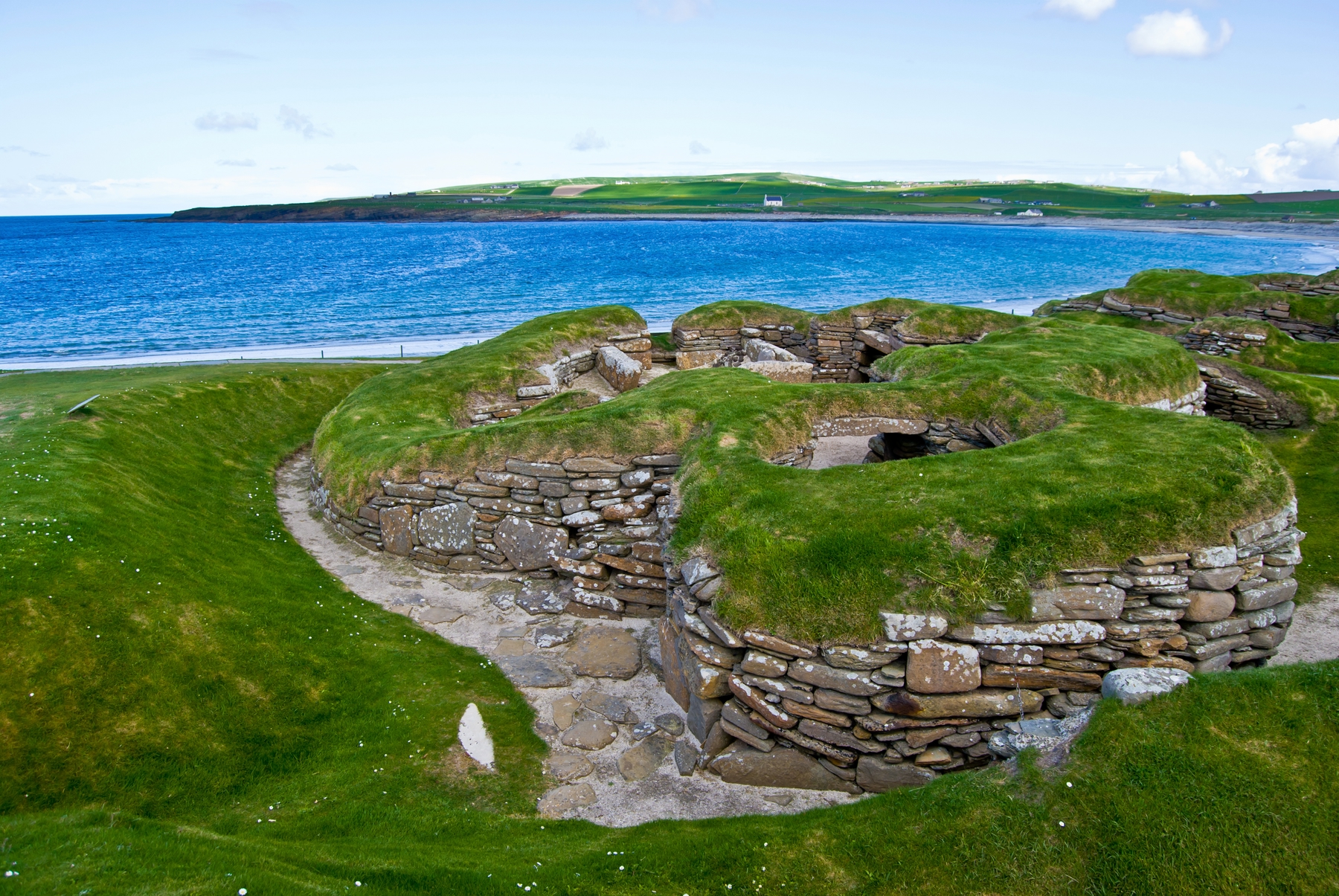 The Orkney Islands are free of light pollution. Come nighttime, they're one of the best spots to see the Northern Lights in the UK