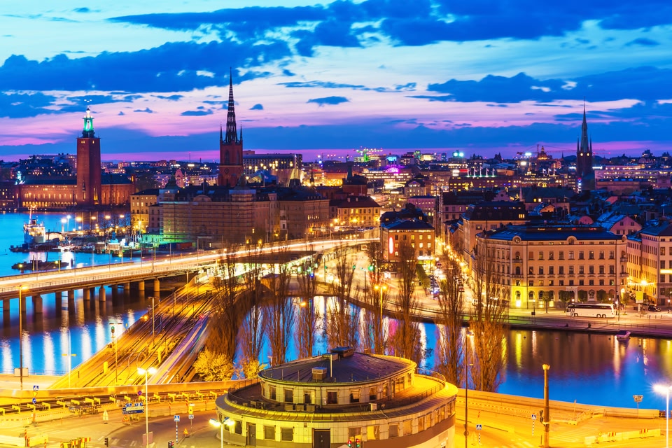 Η Στοκχόλμη τη νύχτα- city-hopping ταξίδια στο εξωτερικό