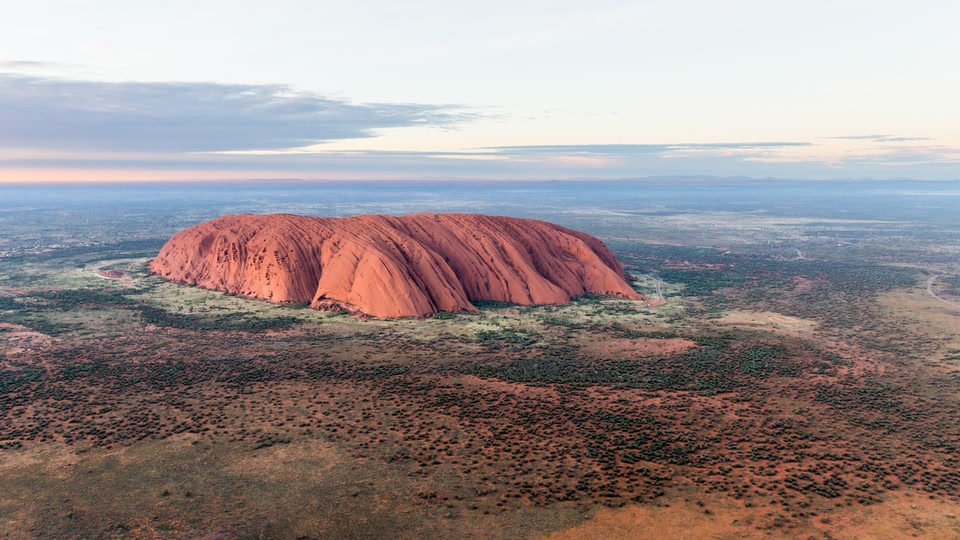 エアーズロックの姿