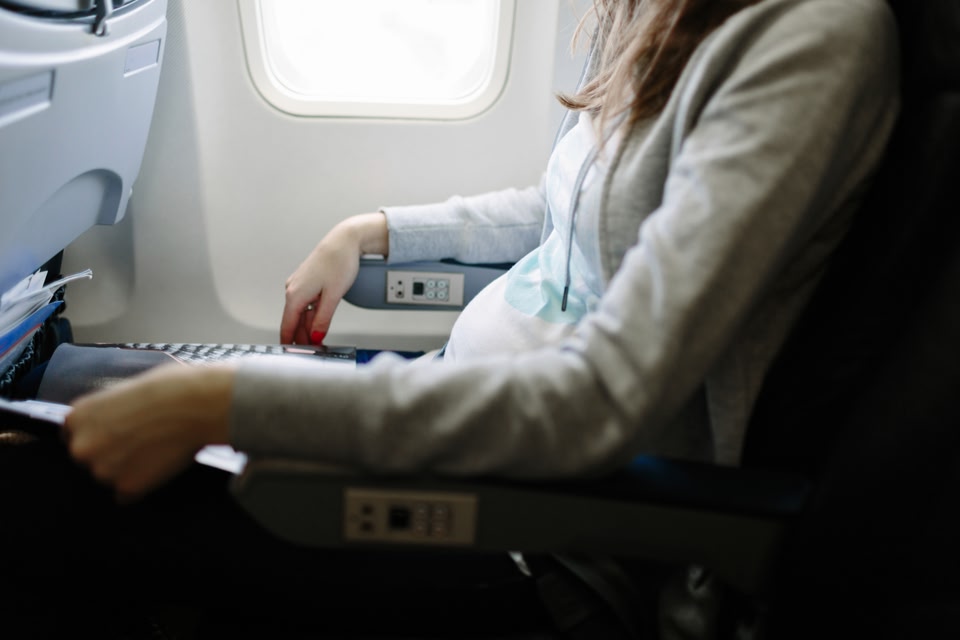 Woman On Plane