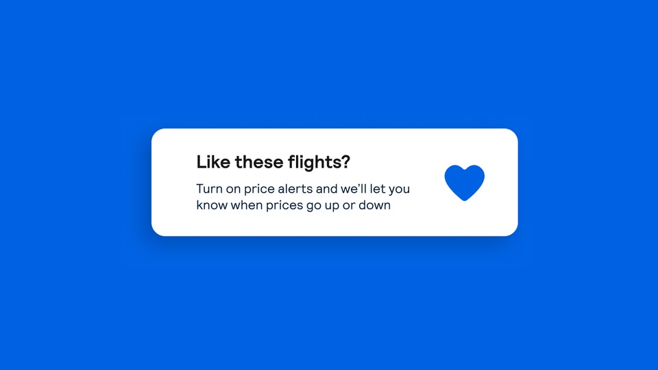 An icon of skyscanner's price alerts