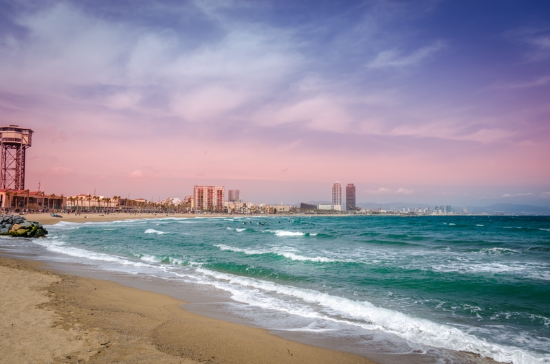Beach in Barcelona