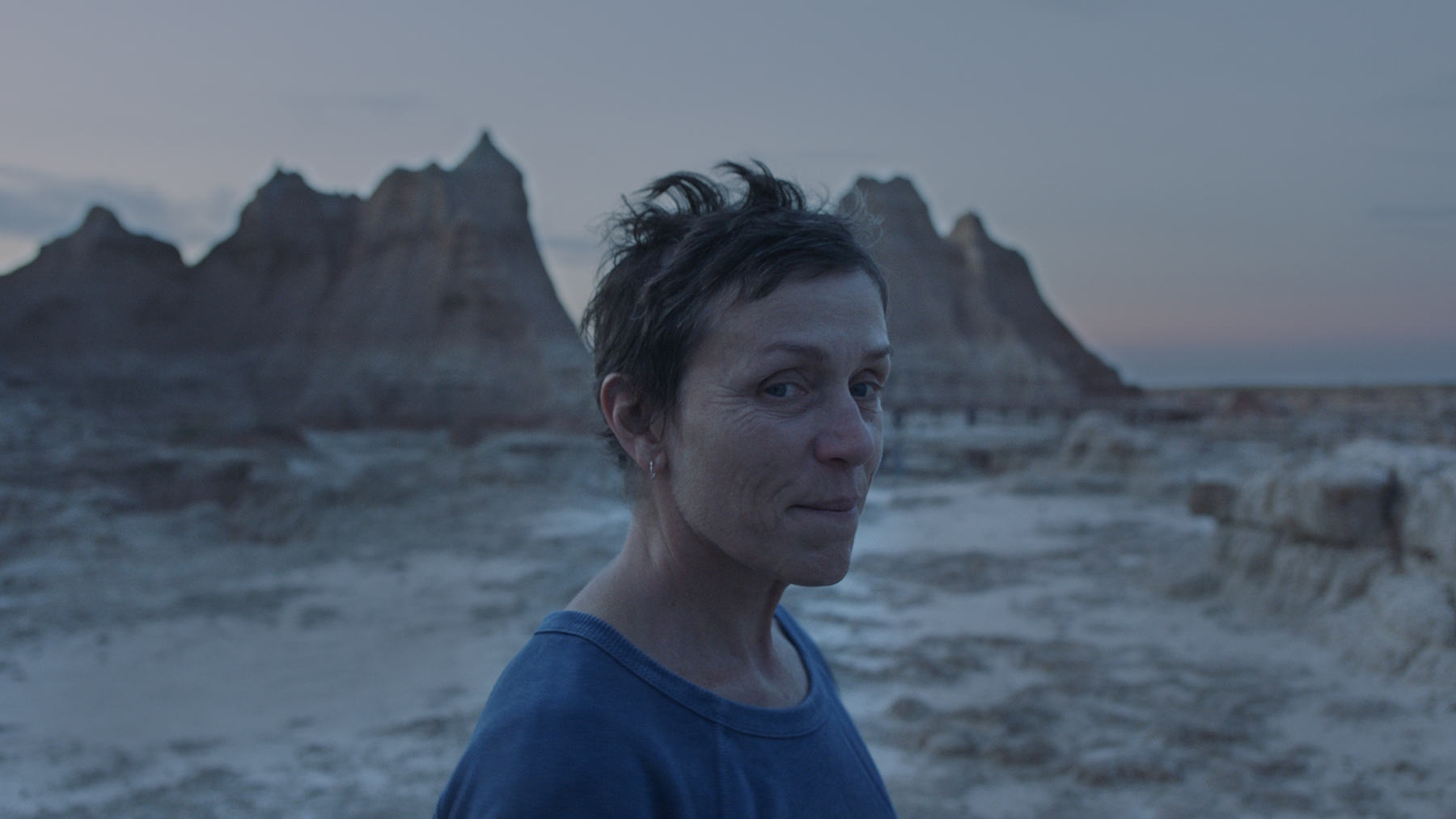 2021 docu-fiction film Nomadland was partly filmed in the Badlands National Park, South Dakota