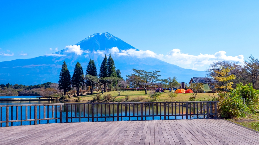 静岡県・田貫湖キャンプ場