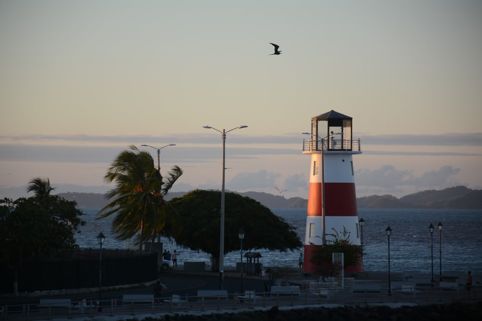 lighthouse in Puntarenas, Costa Rica.