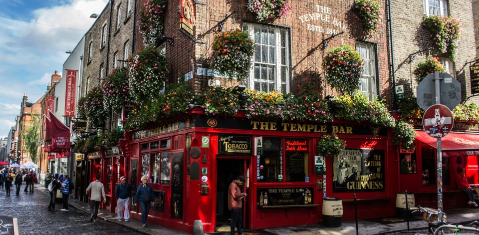 A photo of Temple Bar in Dublin, Ireland. Irish passport holders with dual nationality will be exempt from needing an ETA to enter the UK as long as they travel on their Irish passports.