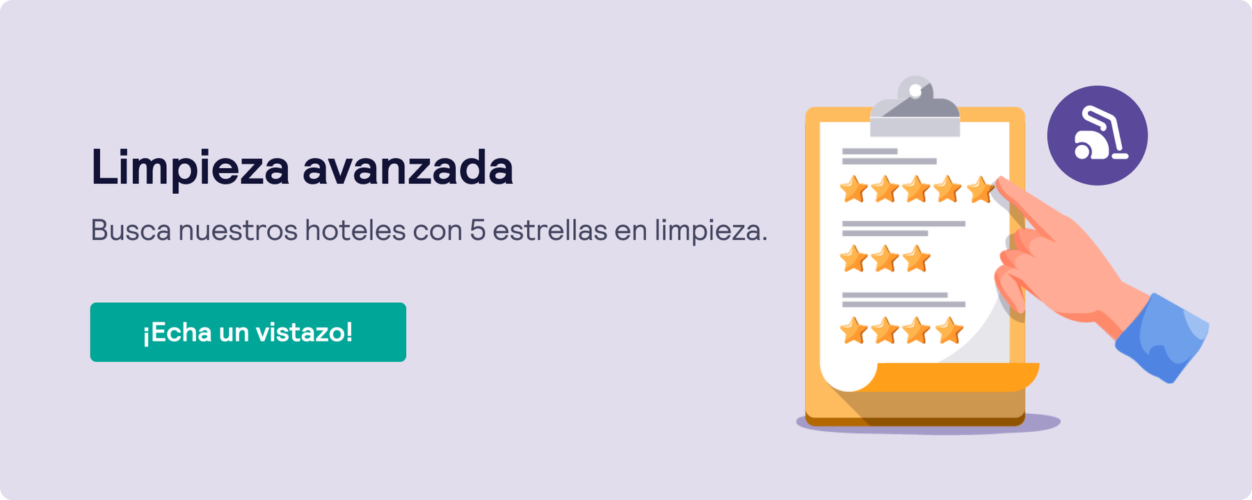 Puntuación de hoteles según su limpieza para planificar viajes durante la COVID-19