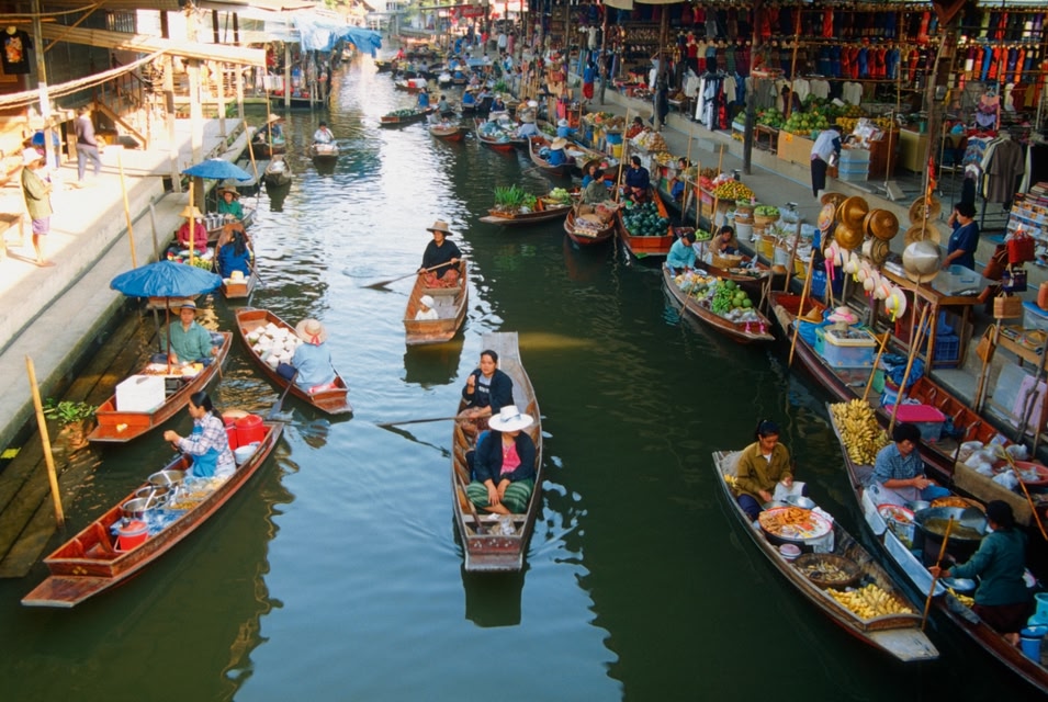 Canal Tour in Bangkok בנגקוק