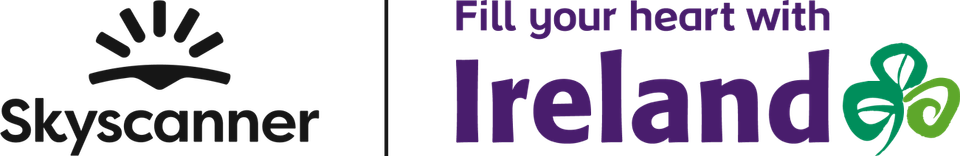 Skyscanner and Visit Ireland logo lock-up